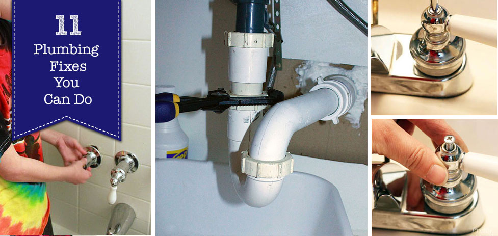 11 Plumbing Fixes You Can Do