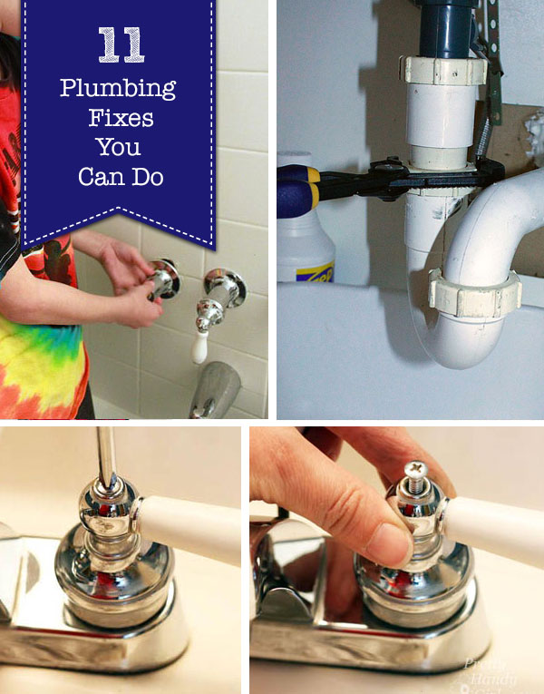 11 Plumbing Fixes You Can Do