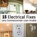 15 electrical fixes any homeowner can make social media image