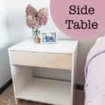 modern boho side table