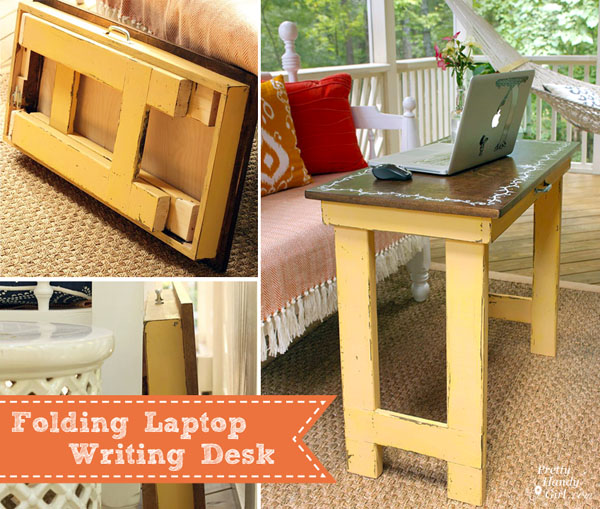 Folding Laptop Writing Desk | Pretty Handy Girl