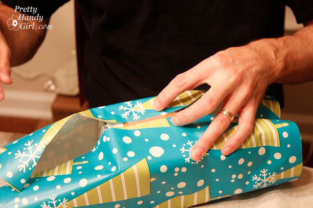 Fixing Common Gift Wrap Problems | OMG! So funny, you have to read this. | Pretty Handy Girl