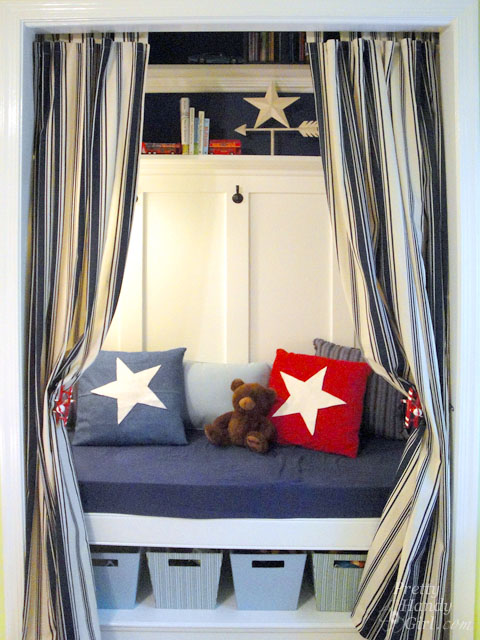 Closet Reading Nook | Pretty Handy Girl