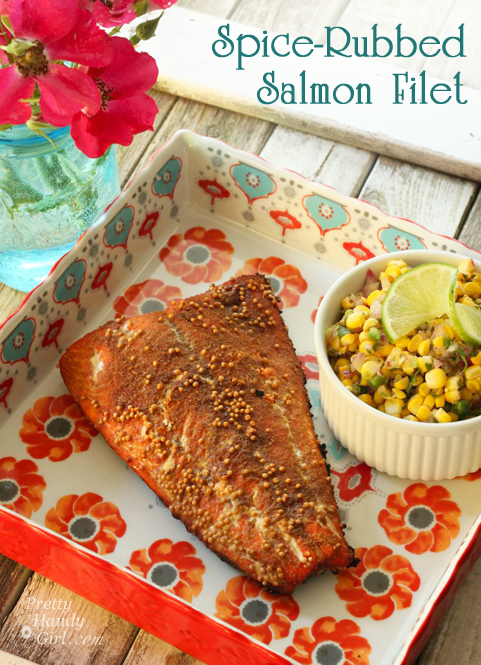 Spice-Rubbed Salmon Recipe | Pretty Handy Girl