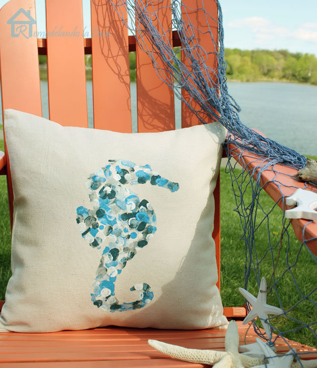 How to Make Thumbprint Design Envelope Pillows