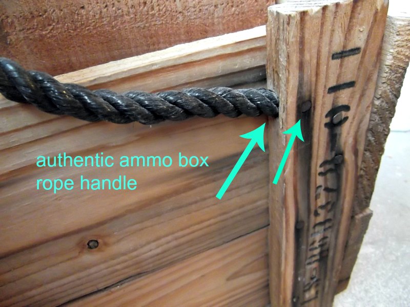 military wood ammo box