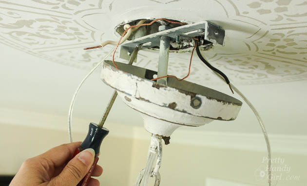 How to Install a New Chandelier | Pretty Handy Girl