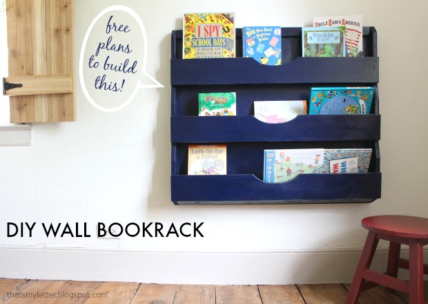 DIY Wall Bookrack