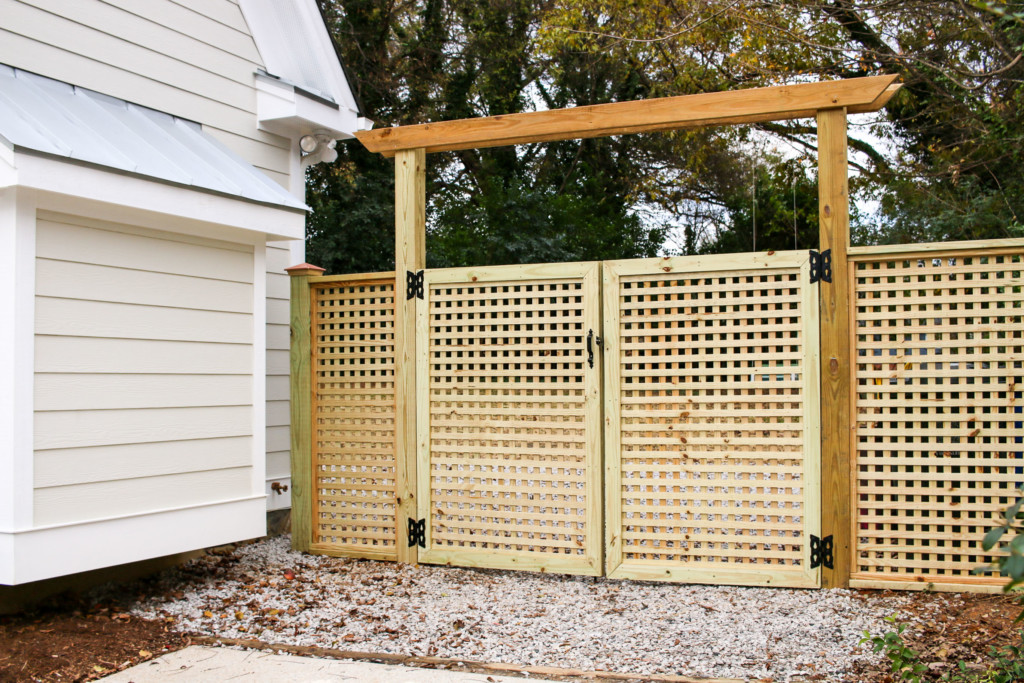 How to Build a Window Pane Lattice Privacy Fence and Gate