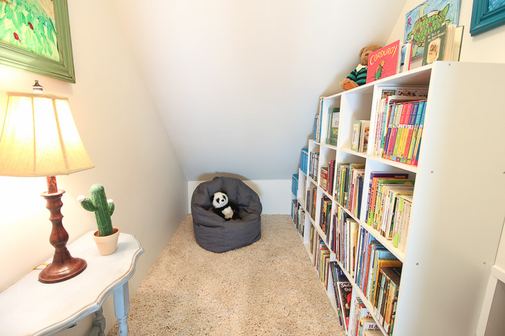 Childrens' Closet Library with Secret Pass Through | Pretty Handy Girl