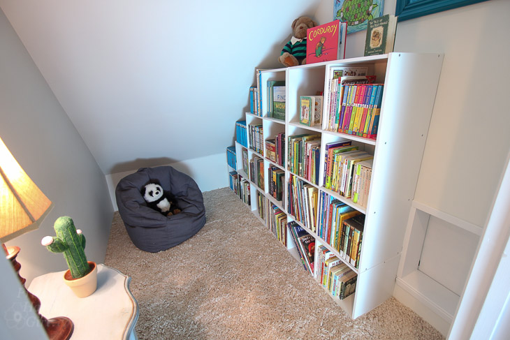 Childrens' Closet Library with Secret Pass Through | Pretty Handy Girl