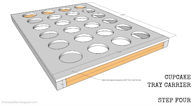 cupcake tray carrier step four