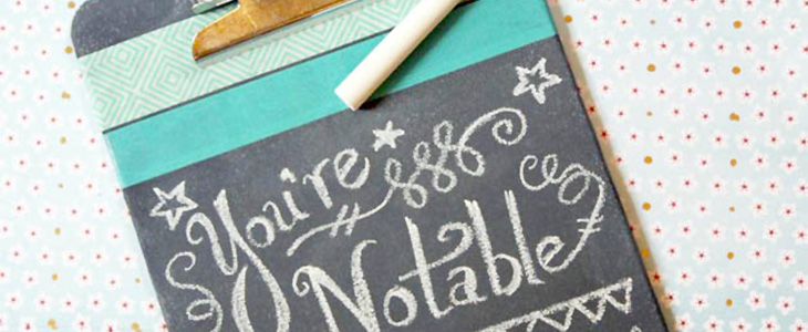 Decorative Chalkboard Clipboard | Pretty Handy Girl