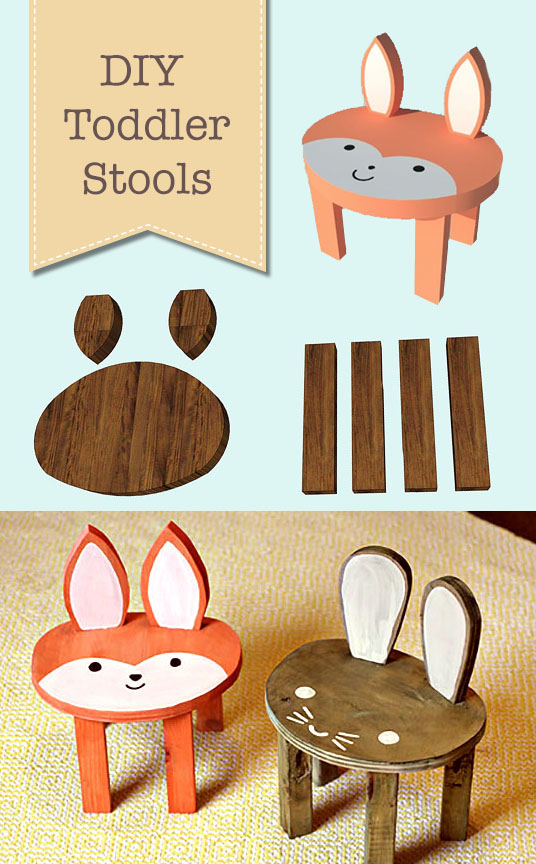 Cute DIY Animal Toddler Stools | Pretty Handy Girl