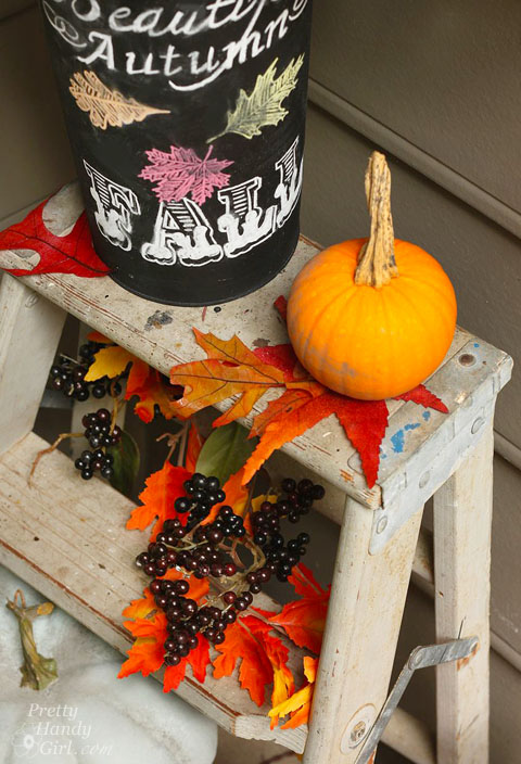 Fall Décor for Home Entrance | Pretty Handy Girl