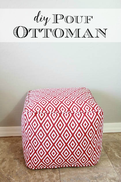 DIY Pouf Ottoman