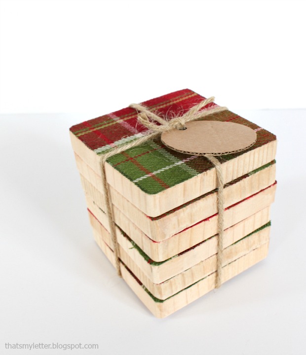 fabric-wood-coasters-wrapped