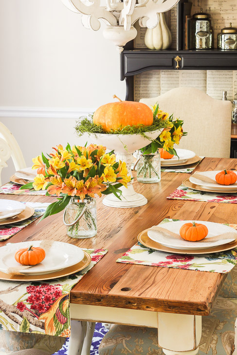 Pretty Handy Girl Fall Tablescape 2016