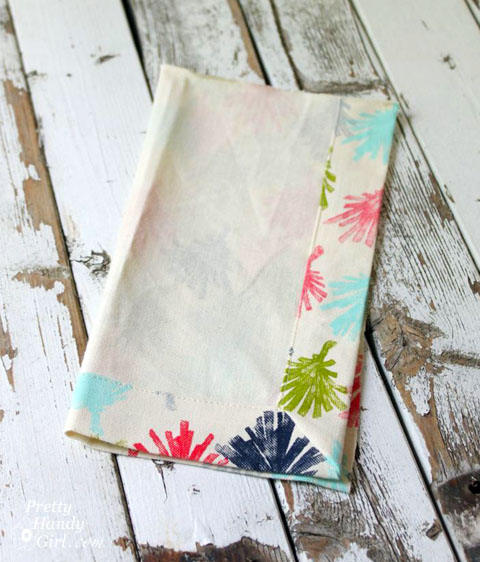 Sew Easy Anthropologie Cloth Napkin Gift Bags | Pretty Handy Girl