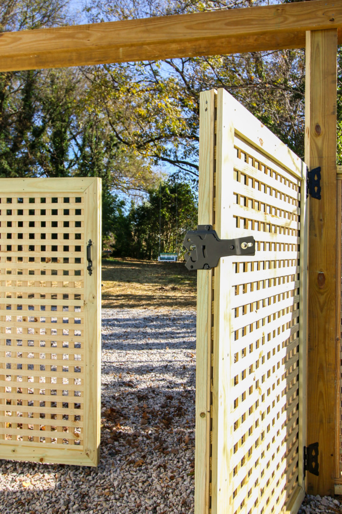 How to Build a Window Pane Lattice Privacy Fence and Gate