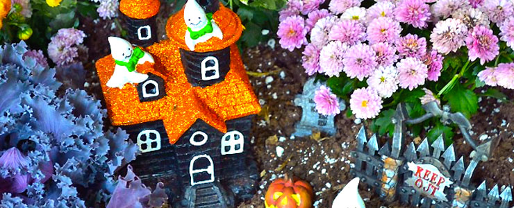 Ghostly Fairy Garden Planter