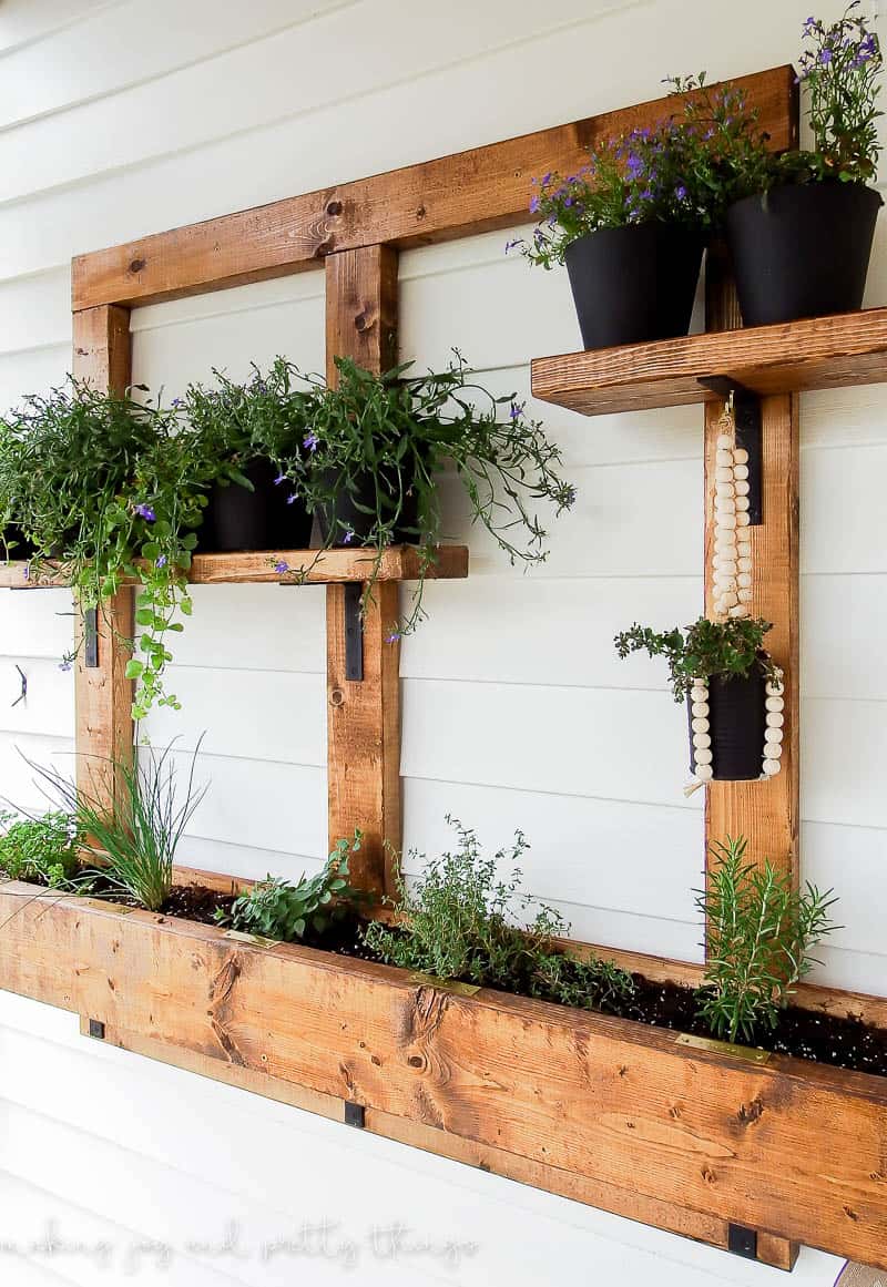 vertical herb garden planter