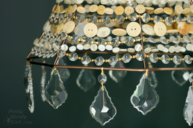 DIY Button Pendant Light | Pretty Handy Girl