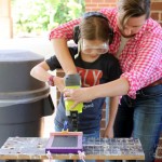 DIY Chalkboard Memo Board (4th grade project) | Pretty Handy Girl