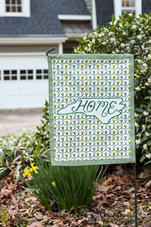 Home State Pride Spring Garden Flag | Pretty Handy Girl