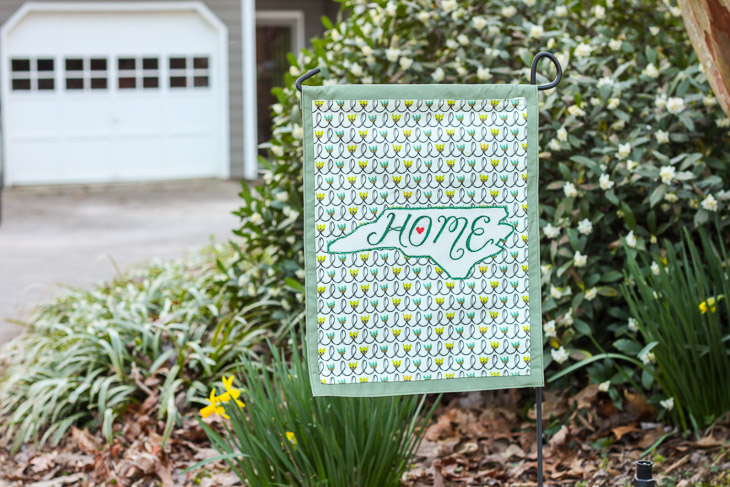 Home State Pride Spring Garden Flag | Pretty Handy Girl