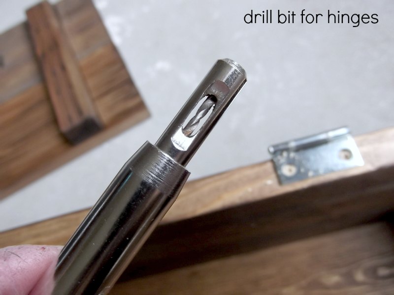 drill bit for installing hinges