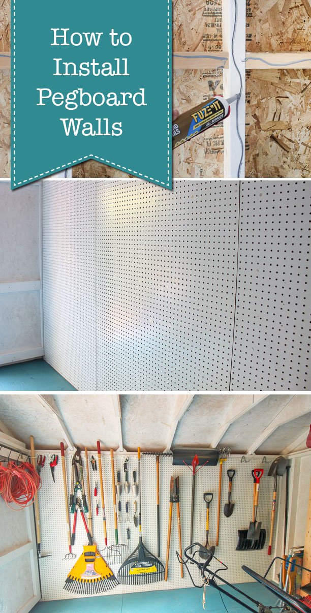 How to Install Pegboard Walls | Pretty Handy Girl