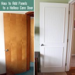 How to Add Panels to Flat Hollow Core Door | Pretty Handy Girl