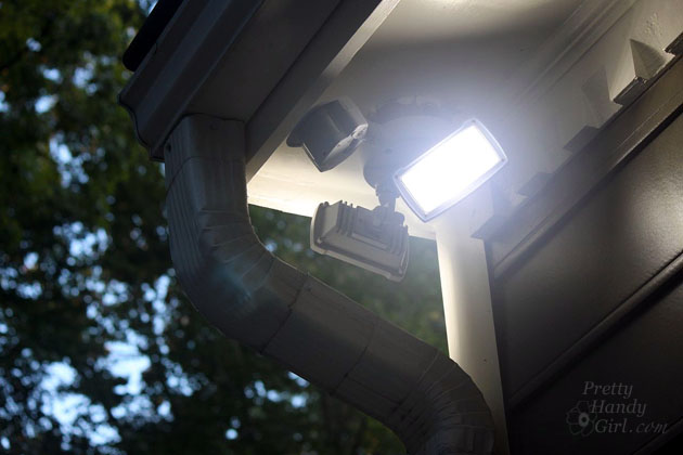 How to Install an Exterior Security Light | Pretty Handy Girl