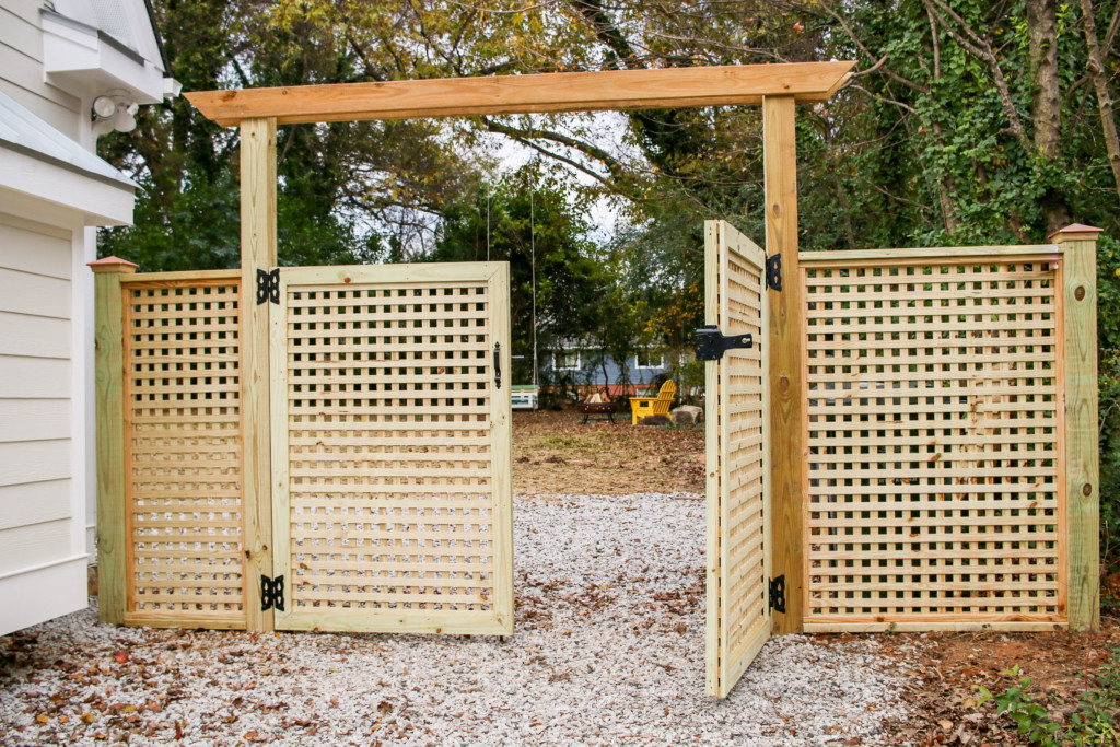 How to Build a Window Pane Lattice Privacy Fence and Gate