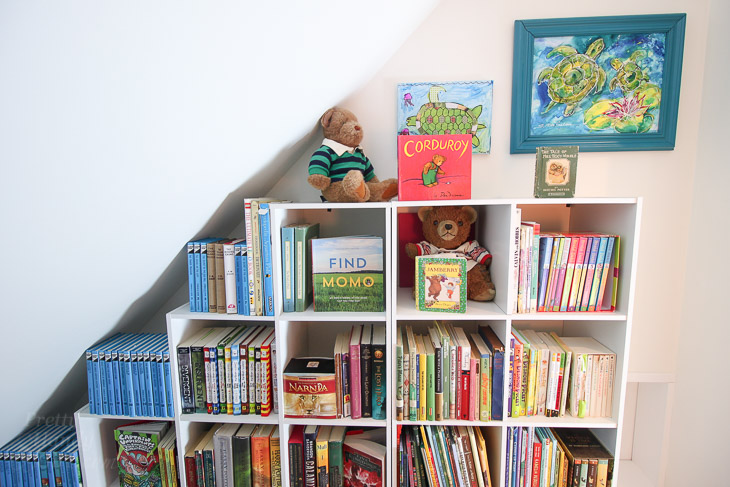 Childrens' Closet Library with Secret Pass Through | Pretty Handy Girl