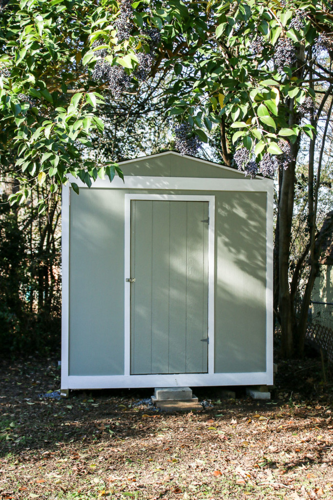 before and after shed makeover