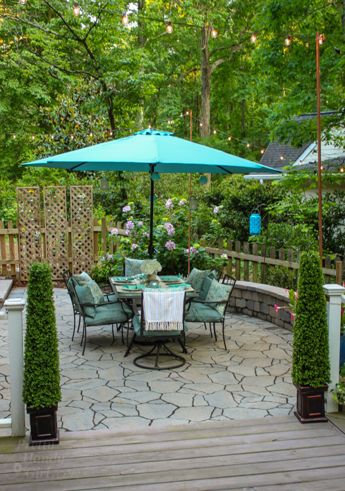 Outdoor Garden Patio Party Decorating Ideas | Pretty Handy Girl