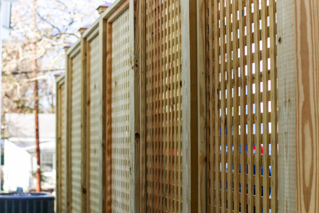 How to Build a Window Pane Lattice Privacy Fence and Gate