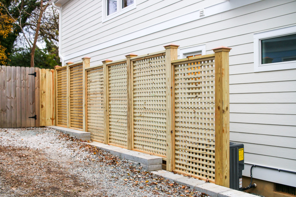 How to Build a Window Pane Lattice Privacy Fence and Gate