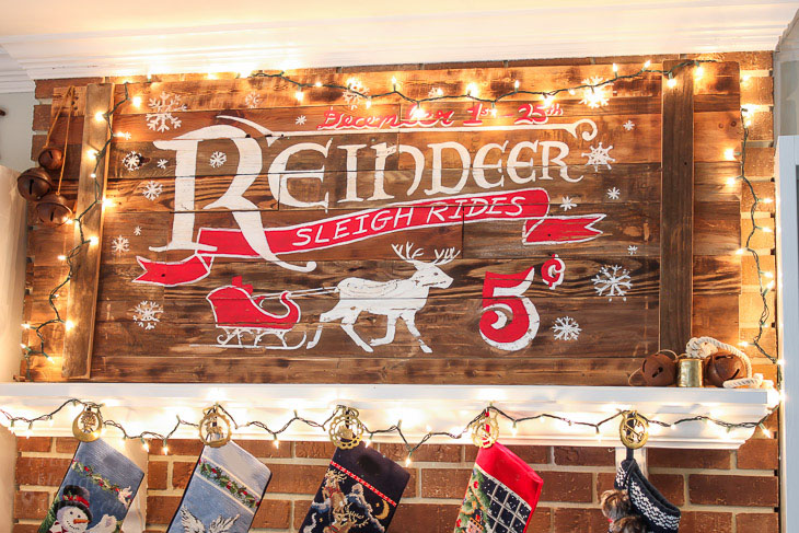 How to Make a Vintage Rustic Sleigh Ride Sign | Pretty Handy Girl How cool! You can use this technique to make or transfer any sign graphic.