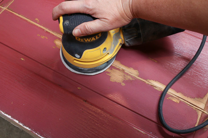 Sand fixed door crack smooth