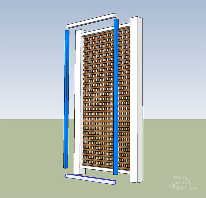 add 2x2 frame to secure lattice