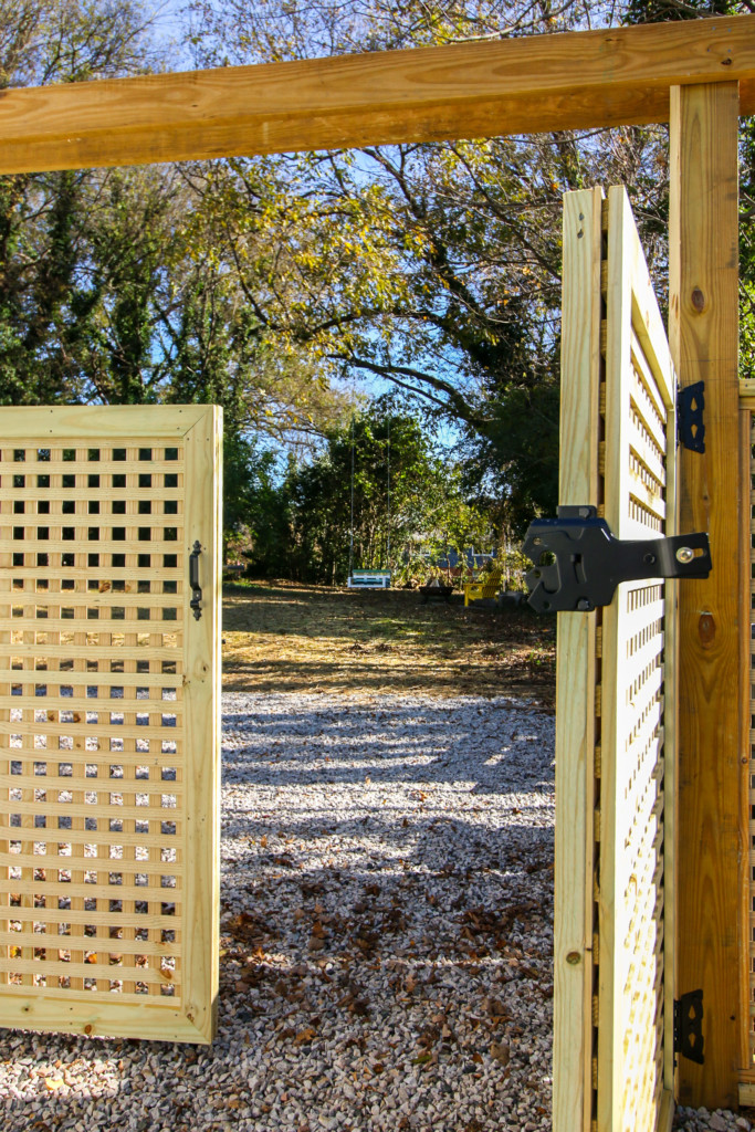 How to Build a Window Pane Lattice Privacy Fence and Gate