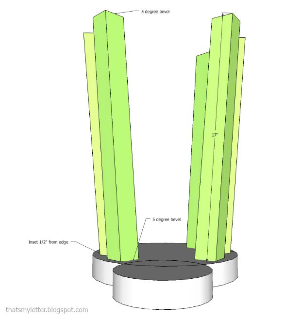 spider stool legs angles