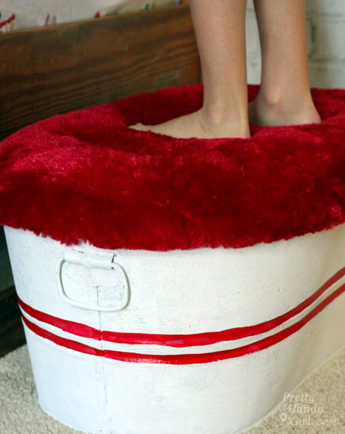 tub storage bench