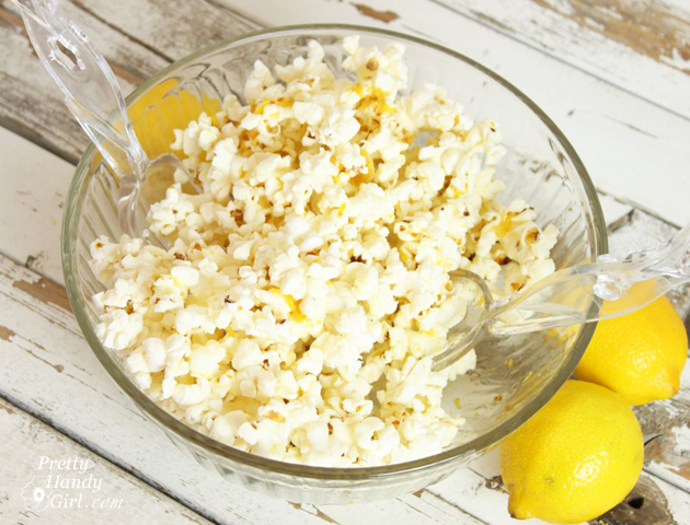 Lemon Zest Popcorn {Gift Idea} | Pretty Handy Girl