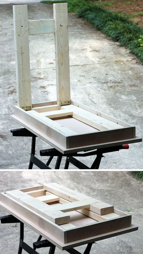 Folding Laptop Writing Desk | Pretty Handy Girl