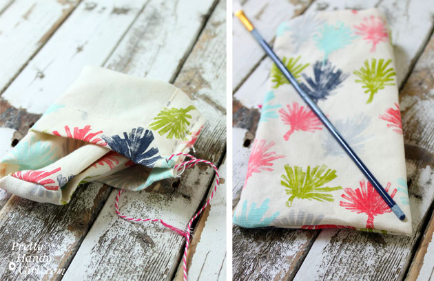 Sew Easy Anthropologie Cloth Napkin Gift Bags | Pretty Handy Girl