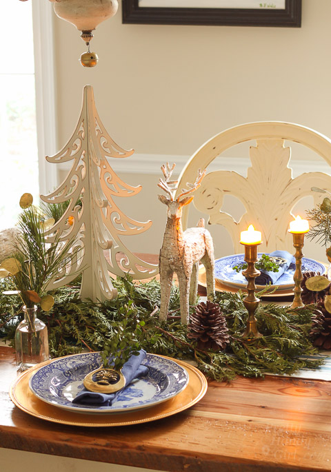 Holiday Woodland Tablescape 2015 | Pretty Handy Girl